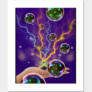 Bubble magic Posters and Art